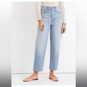 Madewell Balloon Jeans in Hewes Wash MC550 25 0 Light Wash